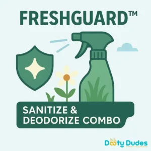 Pet-safe yard sanitizer and deodorizer combo in Fort Worth – FreshGuard by The Dooty Dudes